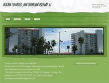 Tablet Screenshot of oceantowers9400.com